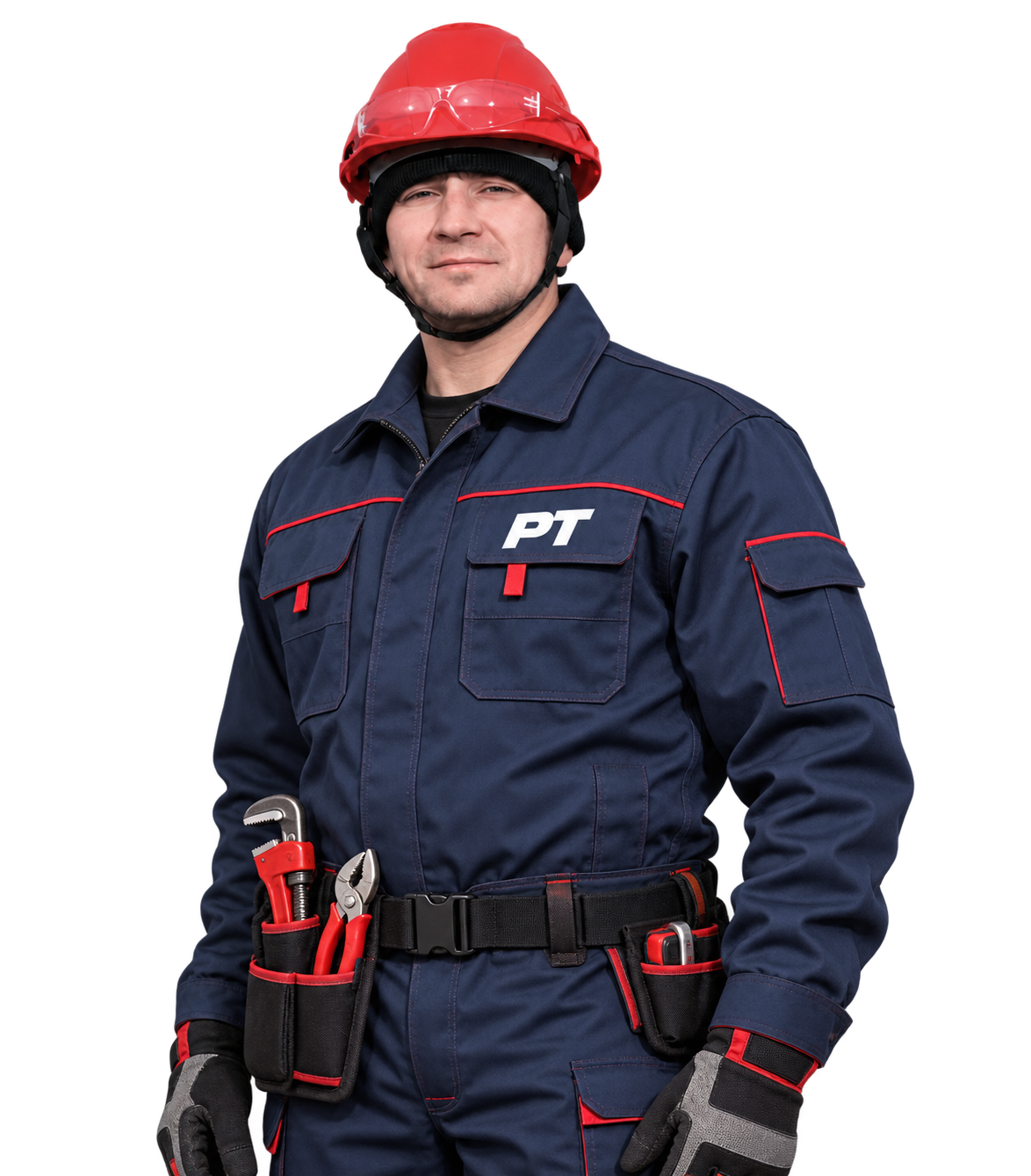 PlumbTech plumber in protective workwear